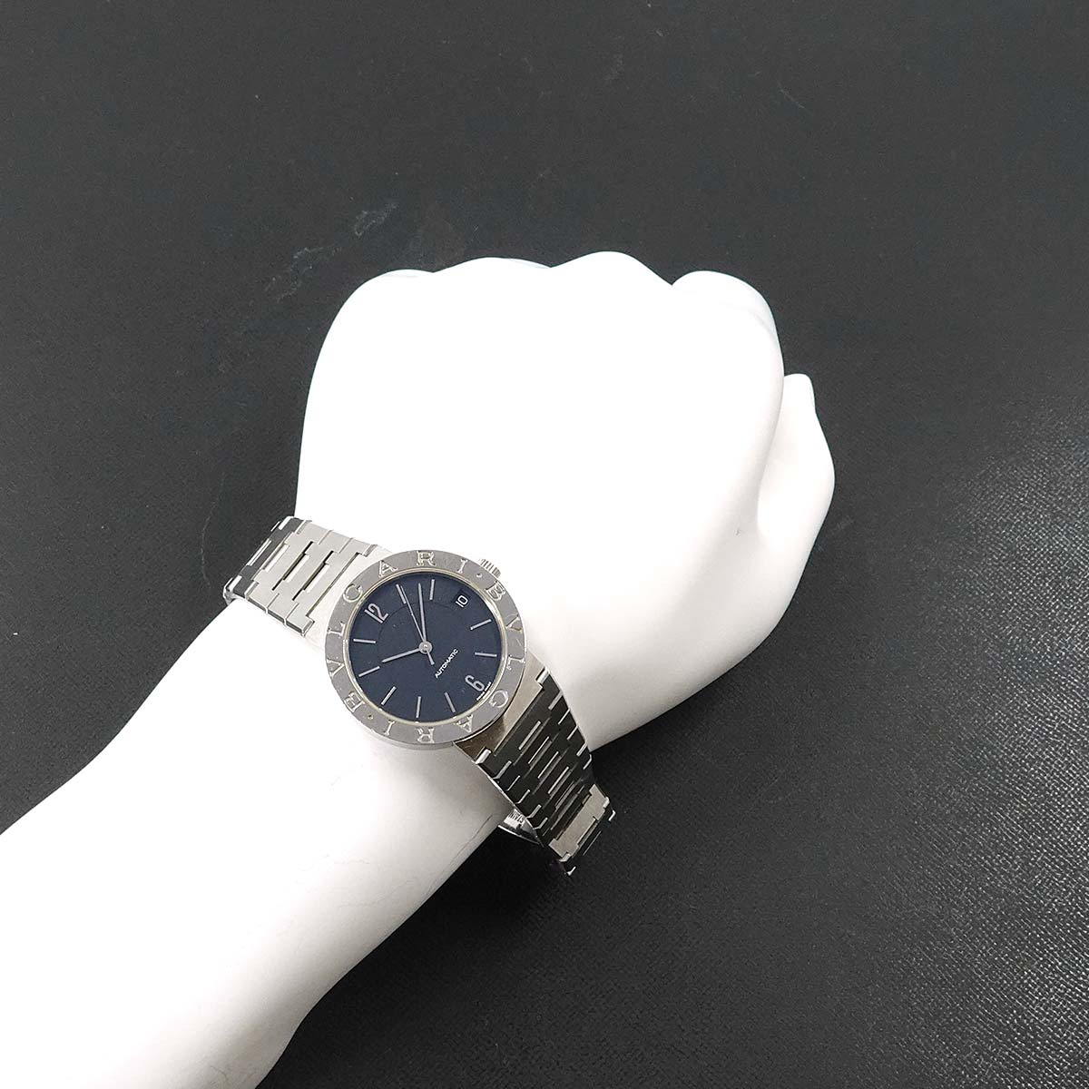 BVLGARIBVLGARI BB33SSD AUTO Automatic Date Black Dial Boys