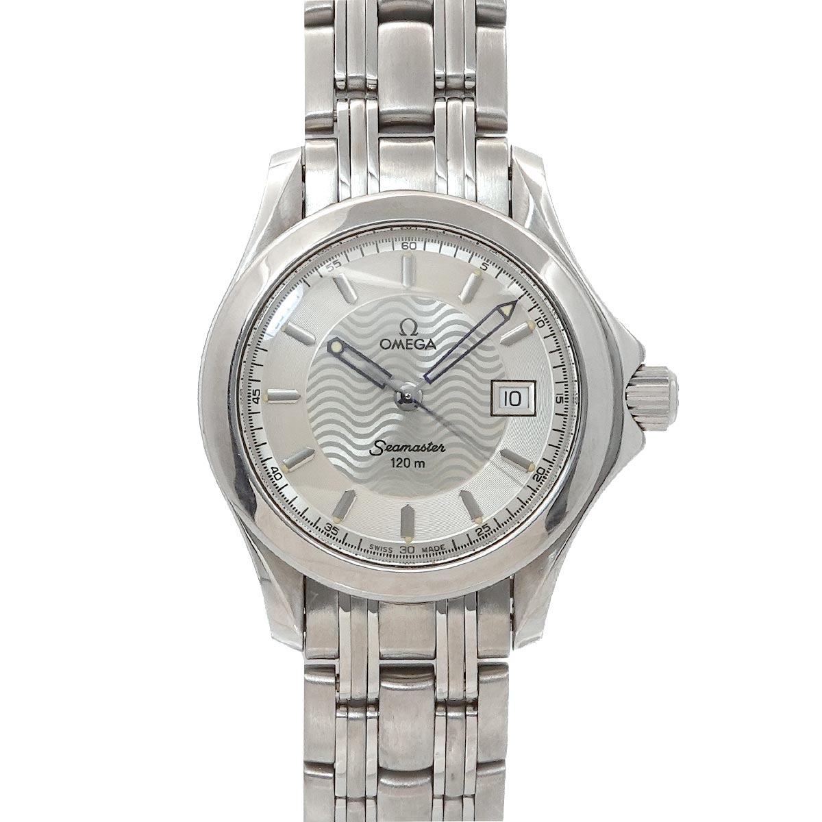 Seamaster 120 Date 2571 31 Quartz Silver Dial Ladies Watch