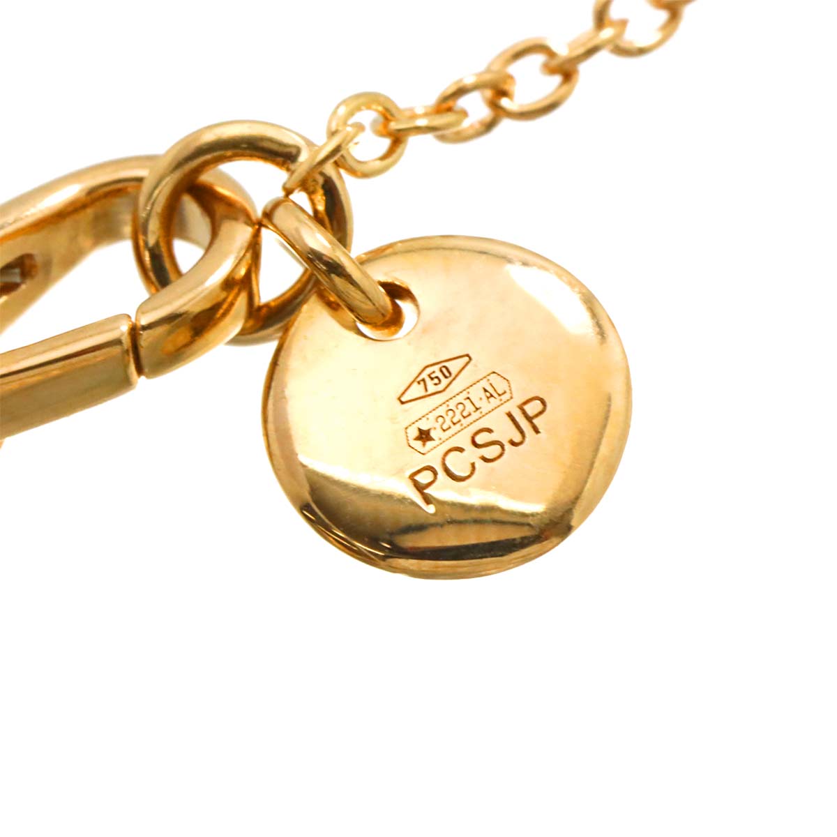 Pom Pom Dot Malachite MOP Diamond Necklace 18K PG 750