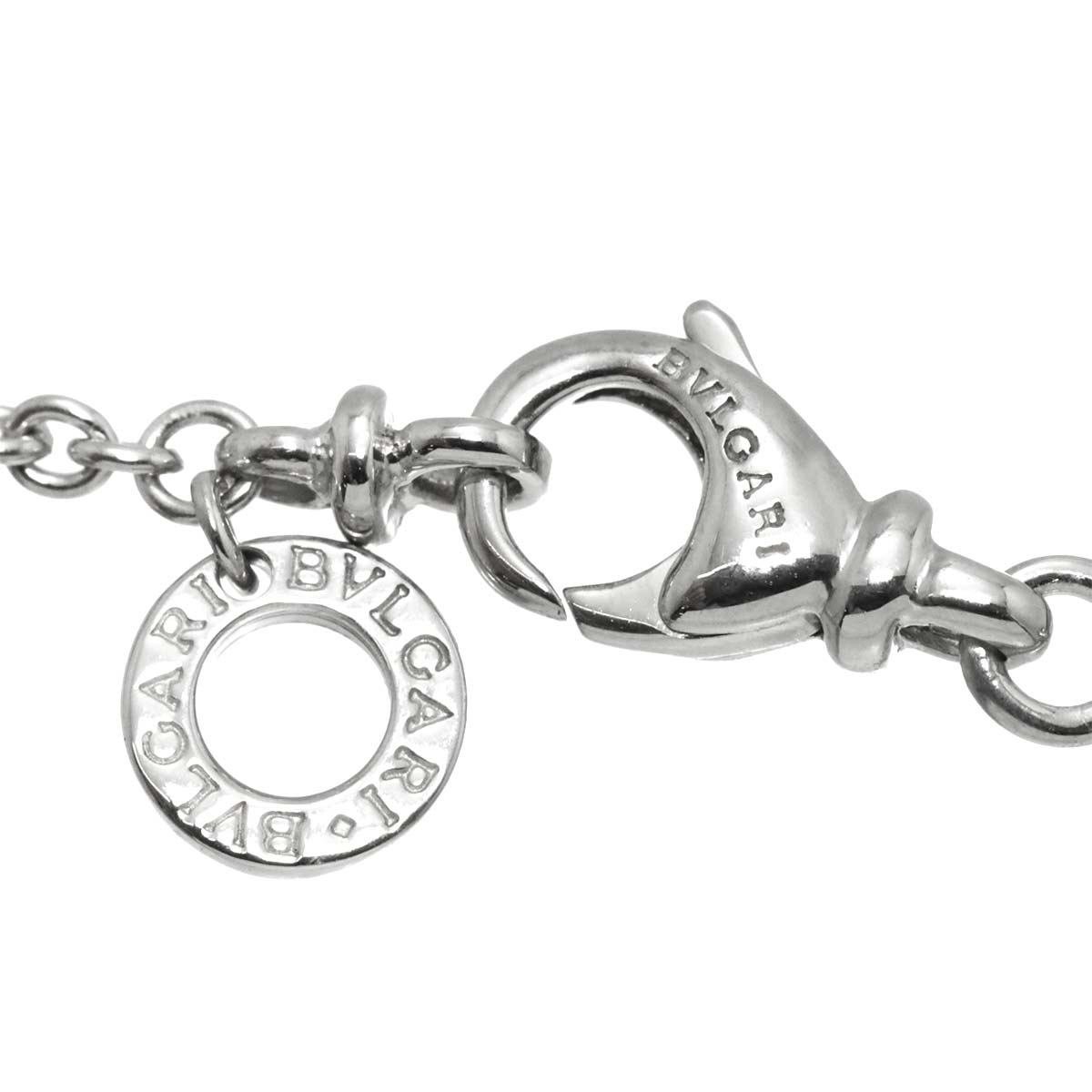 Cross Diamond Necklace K18 18K WG White Gold 750