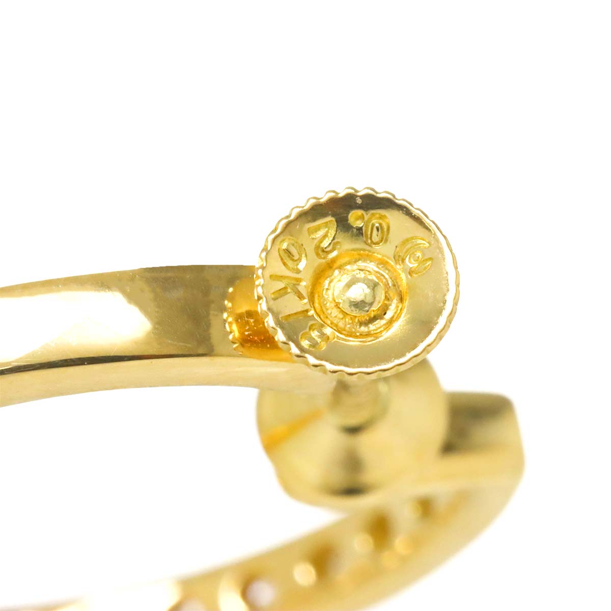 Diamond 0.20/0.20ct Earrings 18K YG 750