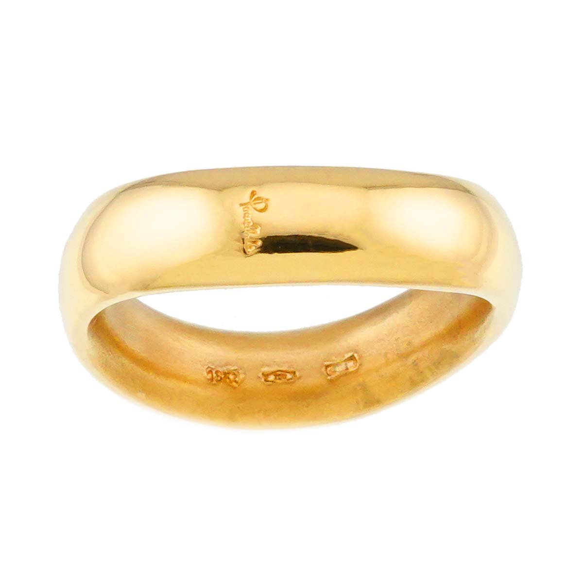 Ring 18K YG Yellow Gold 750 Size8.75(US)