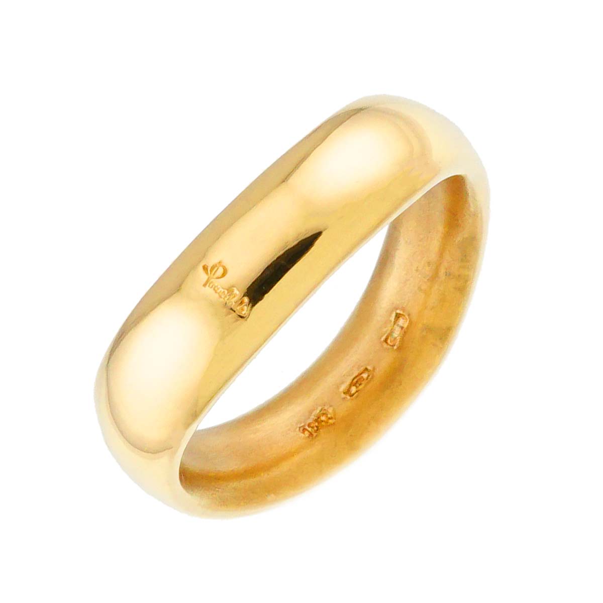 Ring 18K YG Yellow Gold 750 Size8.75(US)