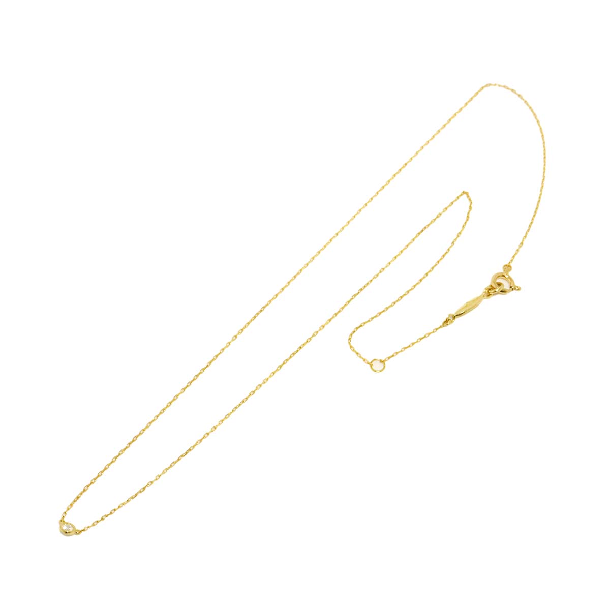 Diamond 0.06ct Necklace 18K Yellow Gold 750