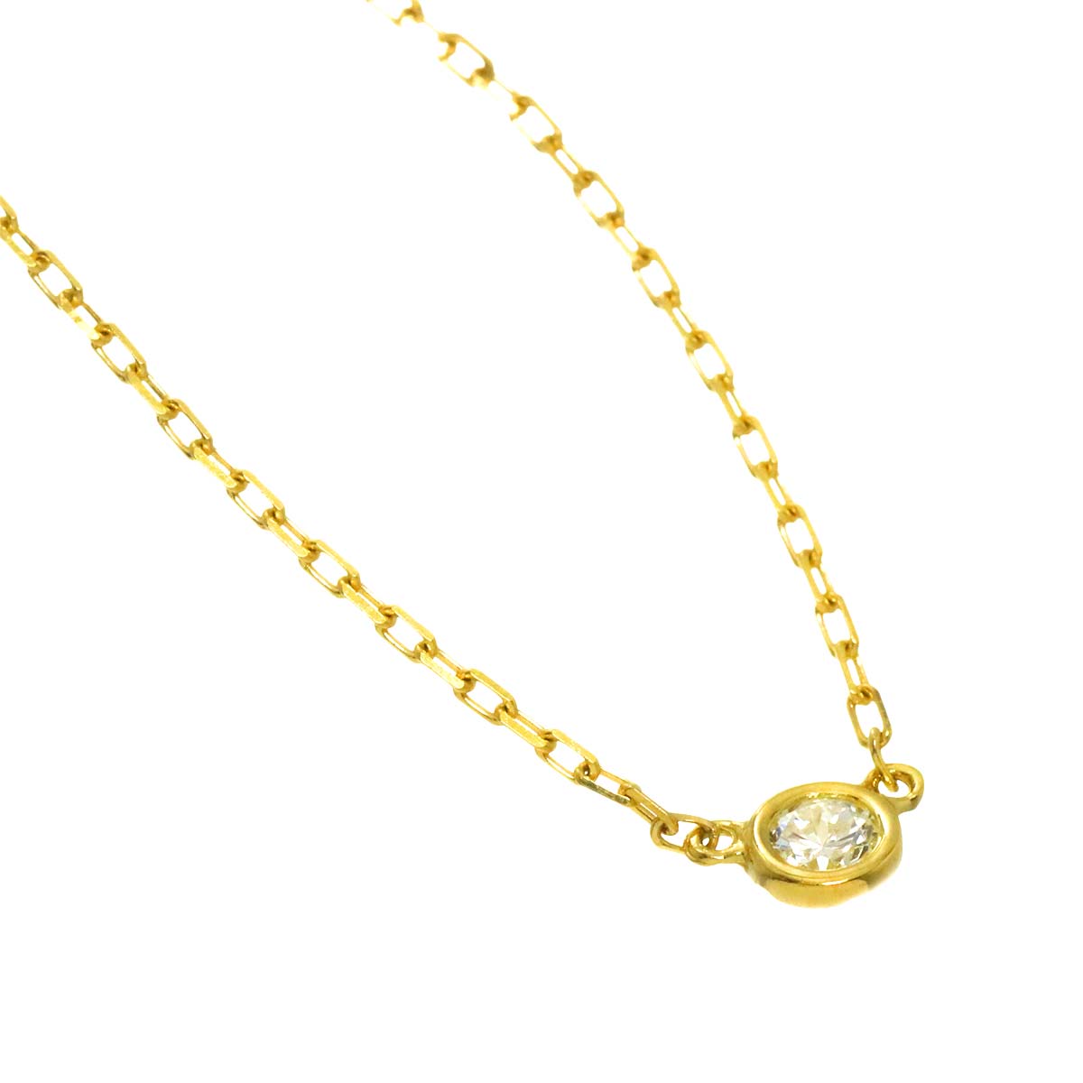 Diamond 0.06ct Necklace 18K Yellow Gold 750