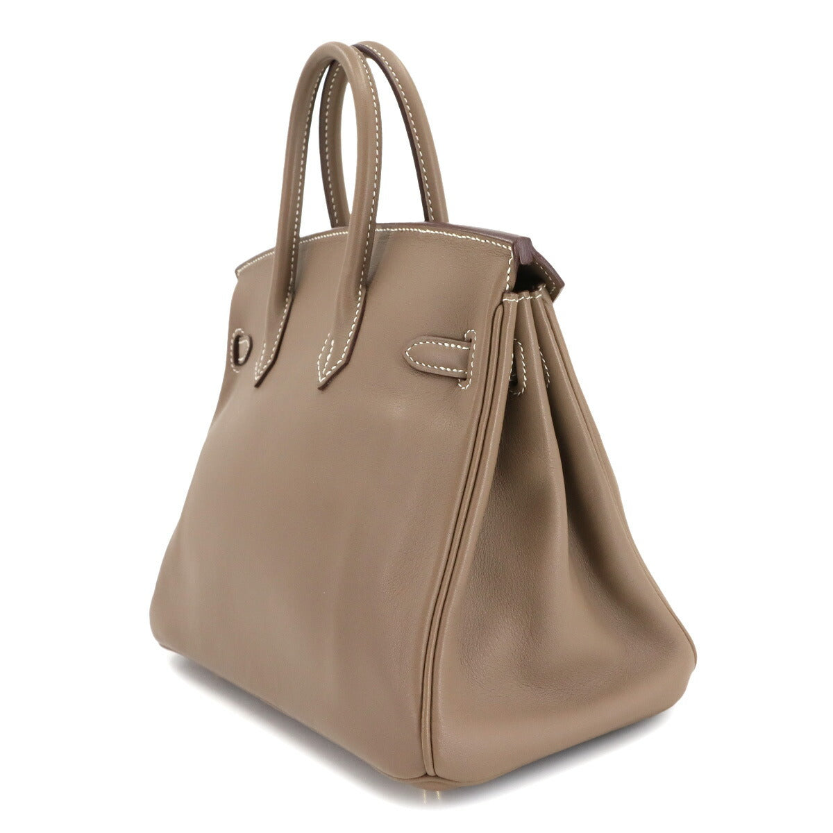 Birkin 25 Veau Swift Etoupe Hand Bag Purse