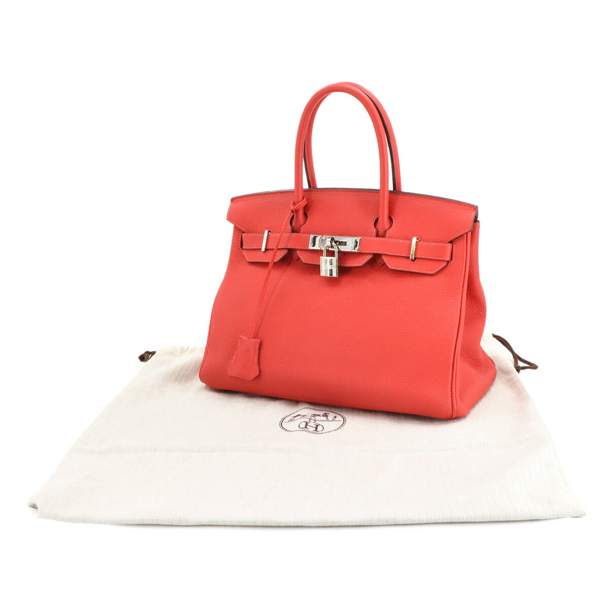 Birkin 30 Veau Togo Rouge pivoine Hand Bag Purse