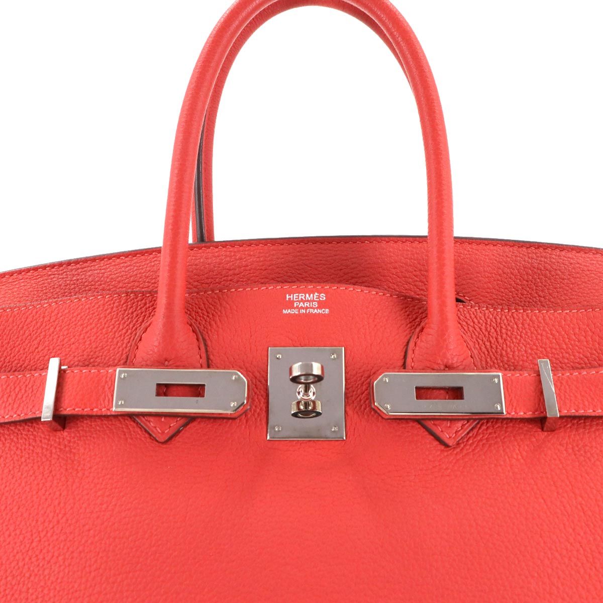 Birkin 30 Veau Togo Rouge pivoine Hand Bag Purse