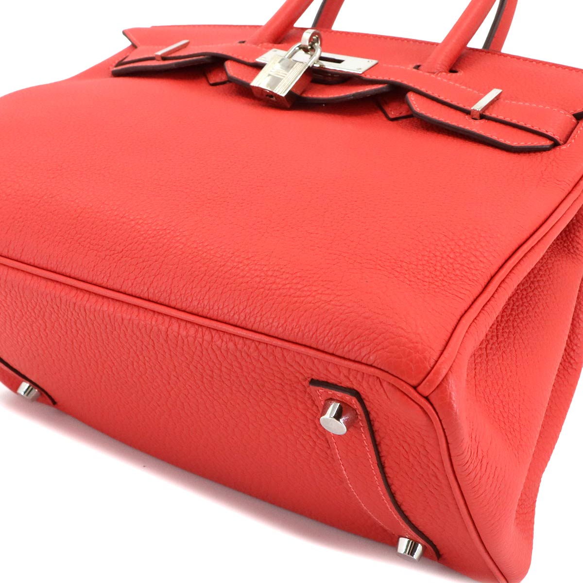 Birkin 30 Veau Togo Rouge pivoine Hand Bag Purse