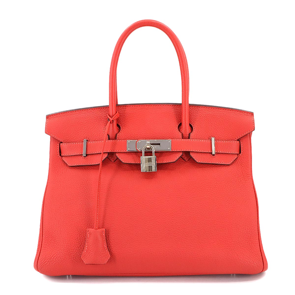 Birkin 30 Veau Togo Rouge pivoine Hand Bag Purse