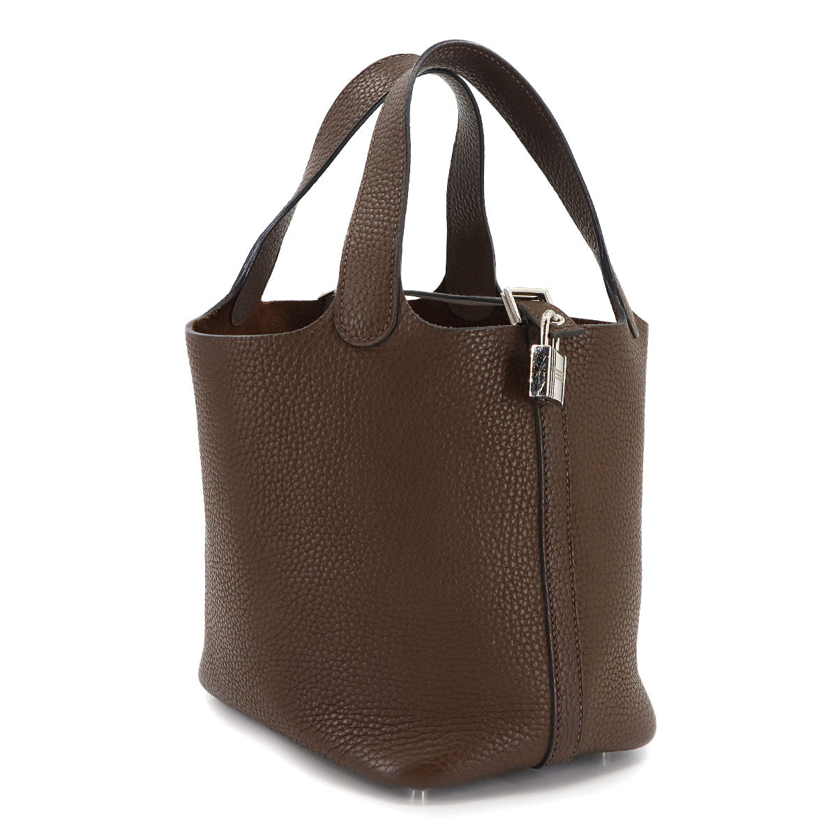 Picotin Lock PM Hand Bag Taurillon Clemence Cacao Purse