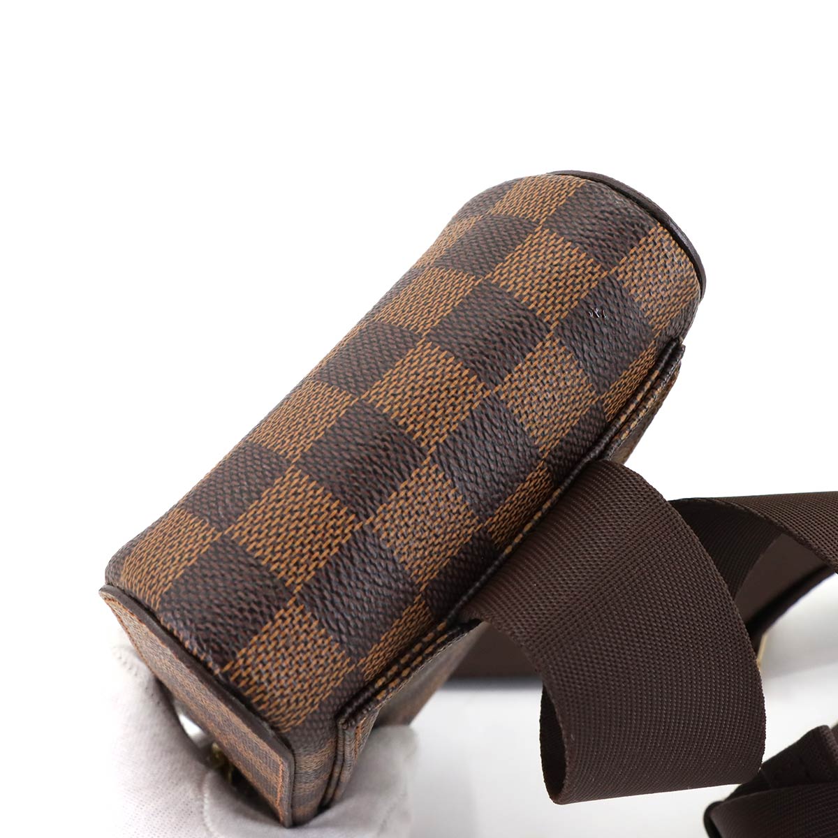 Damier Geronimos Crossbody Bag Ebene Brown N51994