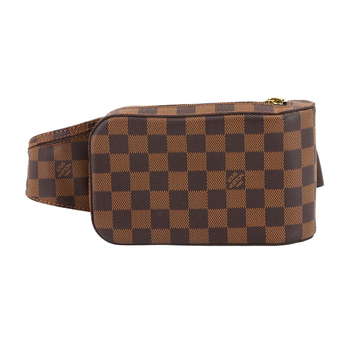 Damier Geronimos Crossbody Bag Ebene Brown N51994