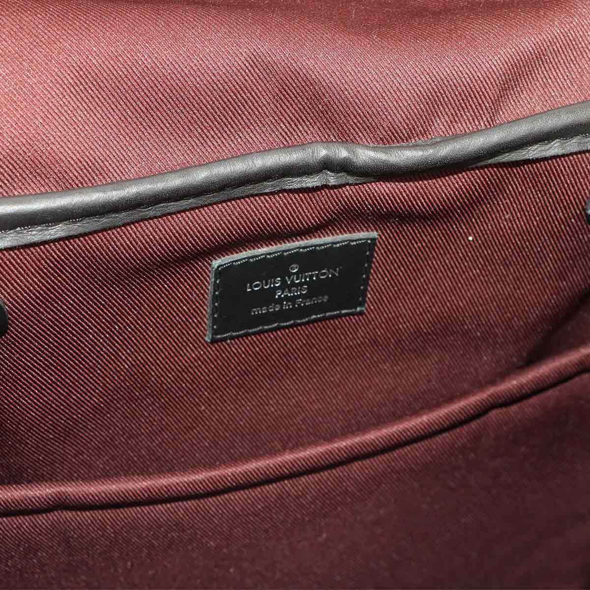 Monogram Macassar Zack Back Pack Brown Noir M43422 Purse