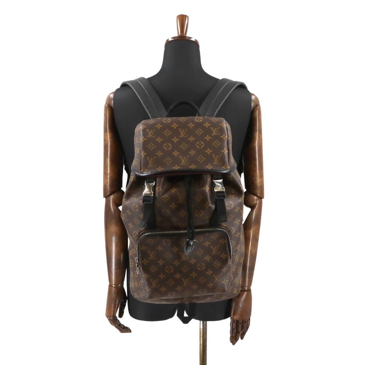 Monogram Macassar Zack Back Pack Brown Noir M43422 Purse