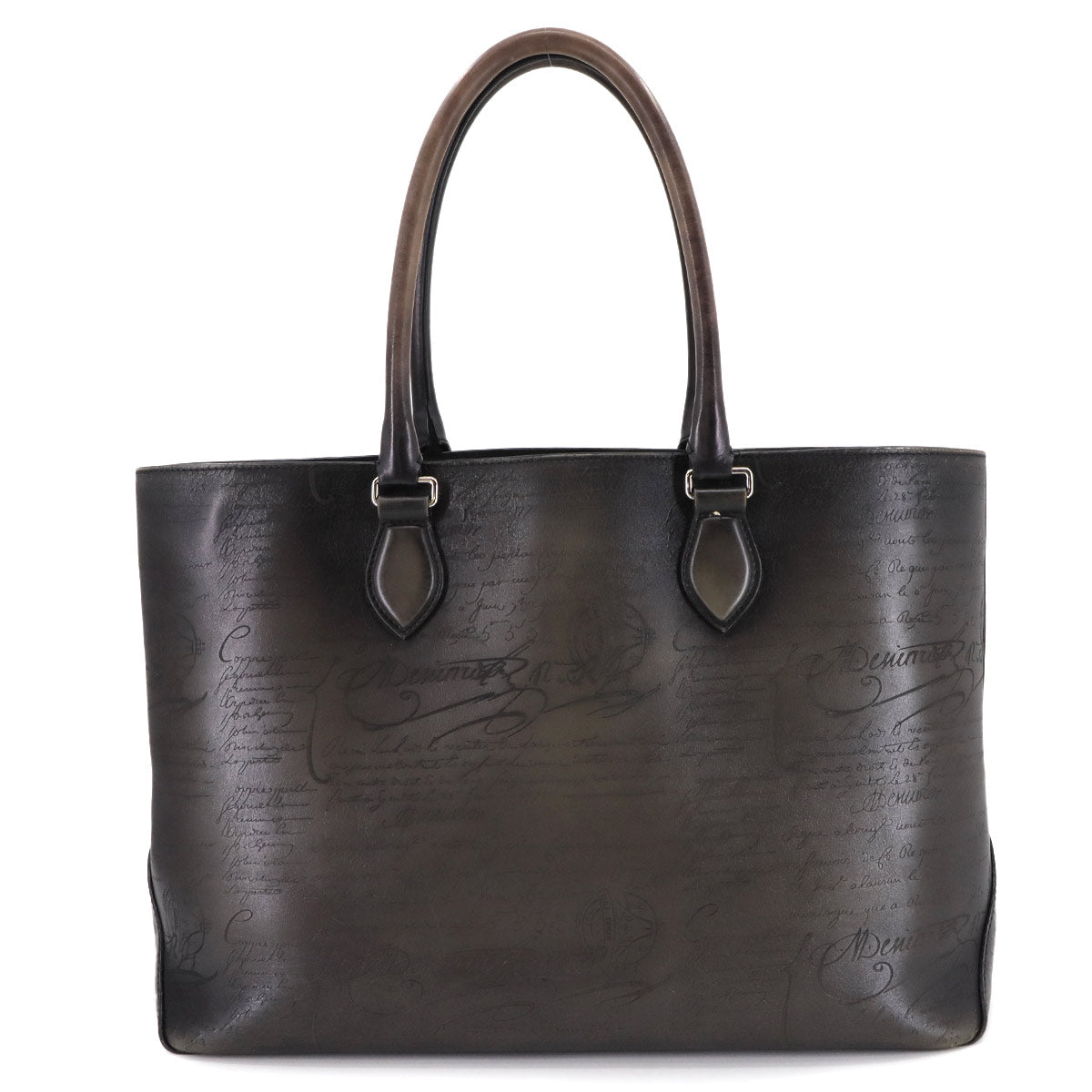 Calligraphy Toujours Tote Bag Venezia Leather Black Purse