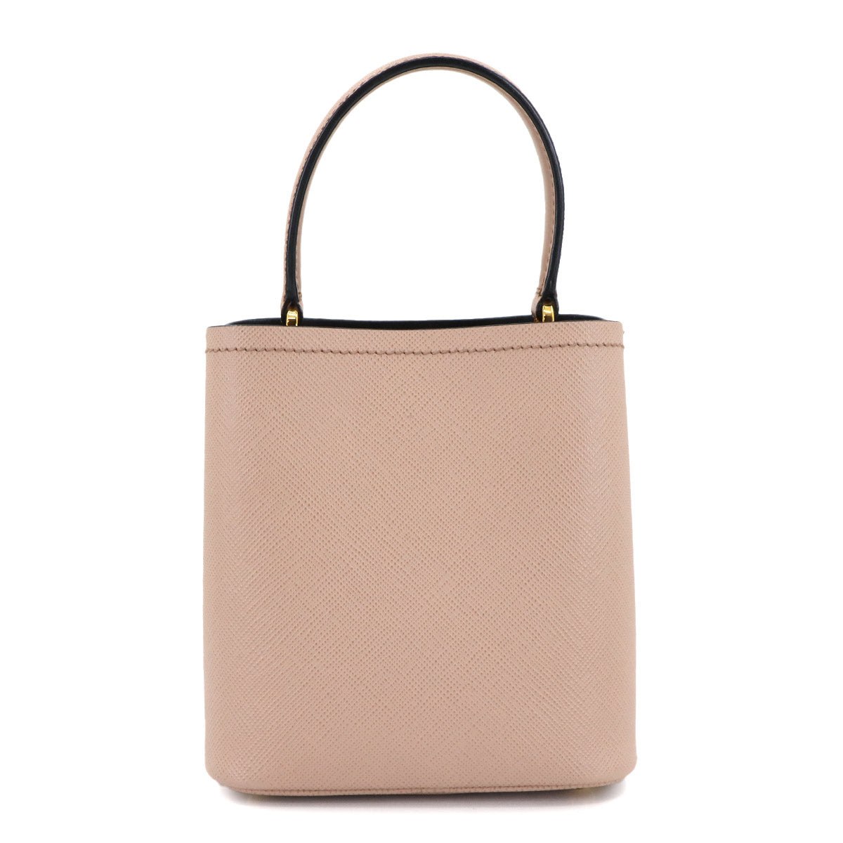 Panier Hand Shoulder Bag Saffiano Leather Cipria Pink 1BA217