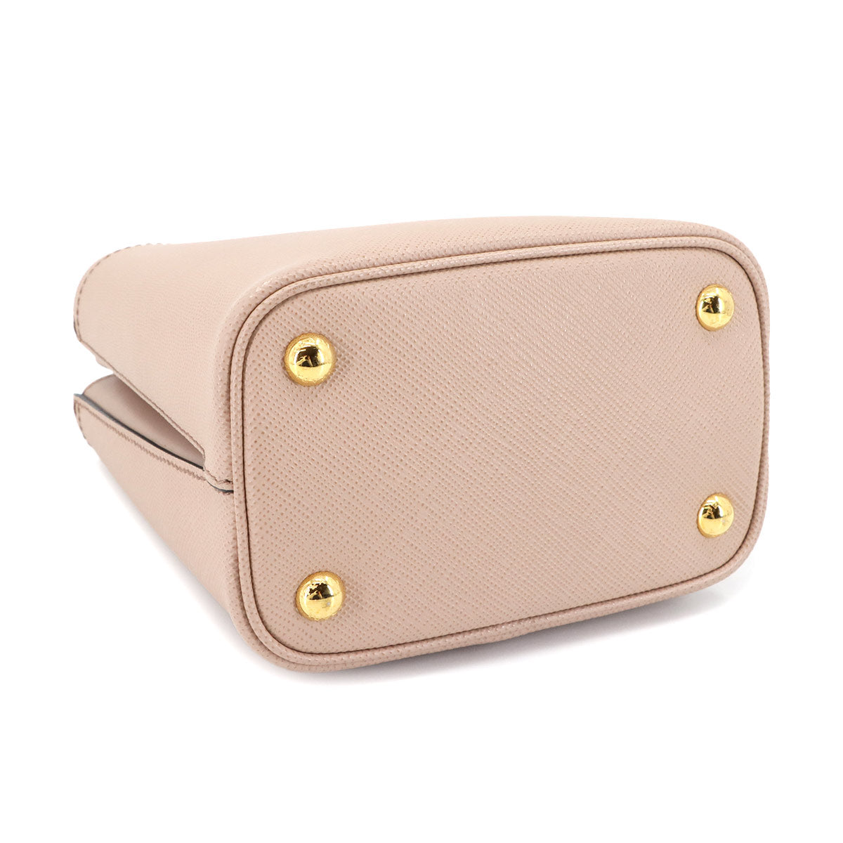 Panier Hand Shoulder Bag Saffiano Leather Cipria Pink 1BA217