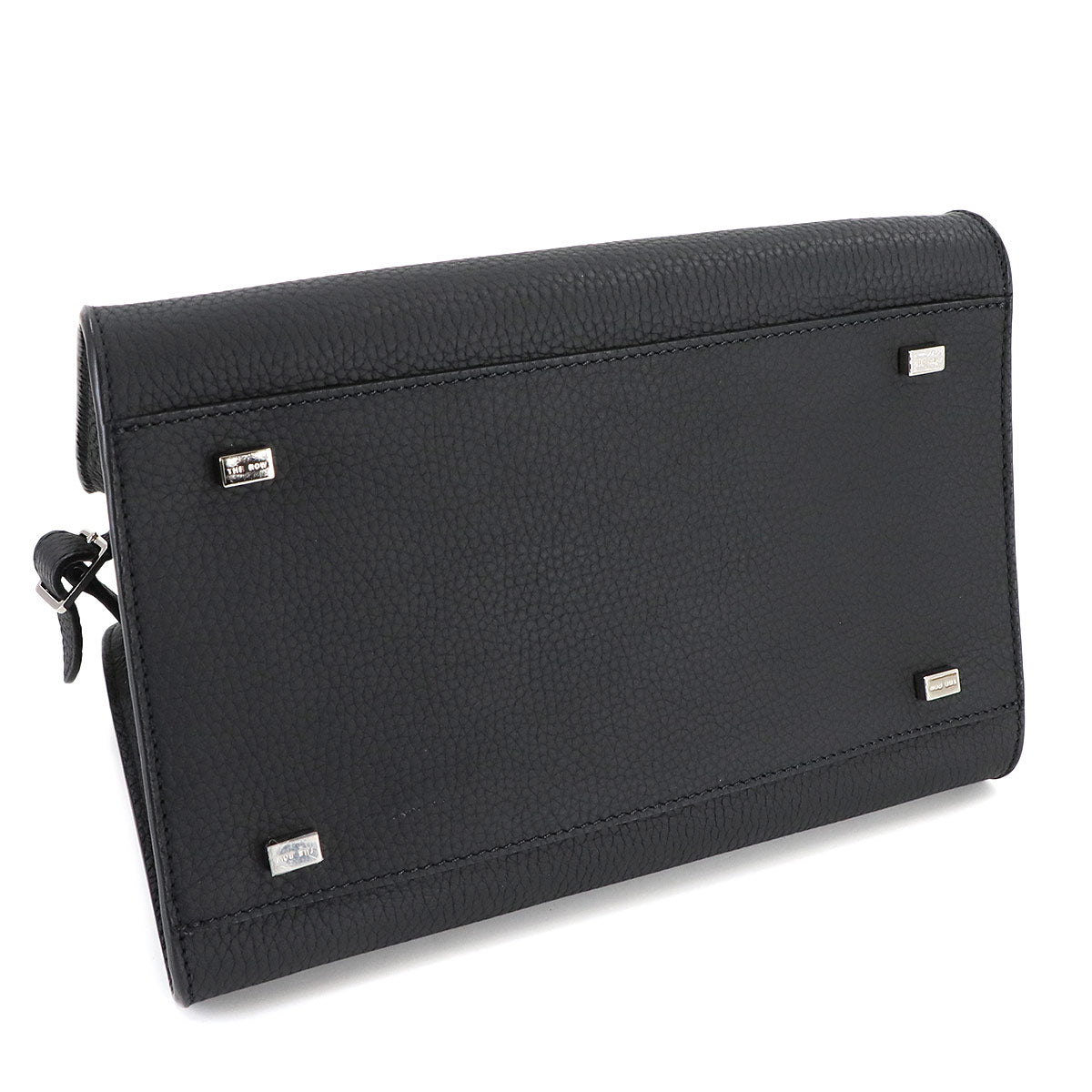 Margaux 10 Hand Shoulder Bag Leather Black W1190L133