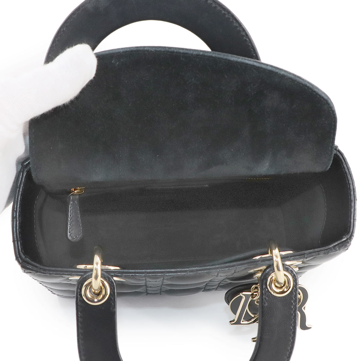 Lady Dior My ABCDior Small Hand Shoulder Bag Leather