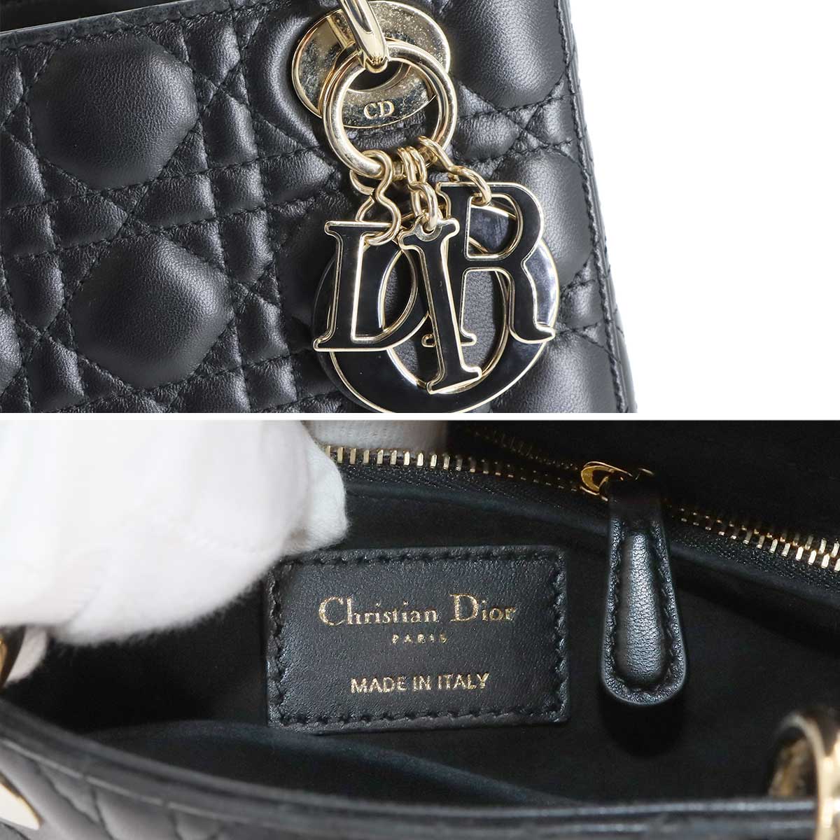 Lady Dior My ABCDior Small Hand Shoulder Bag Leather