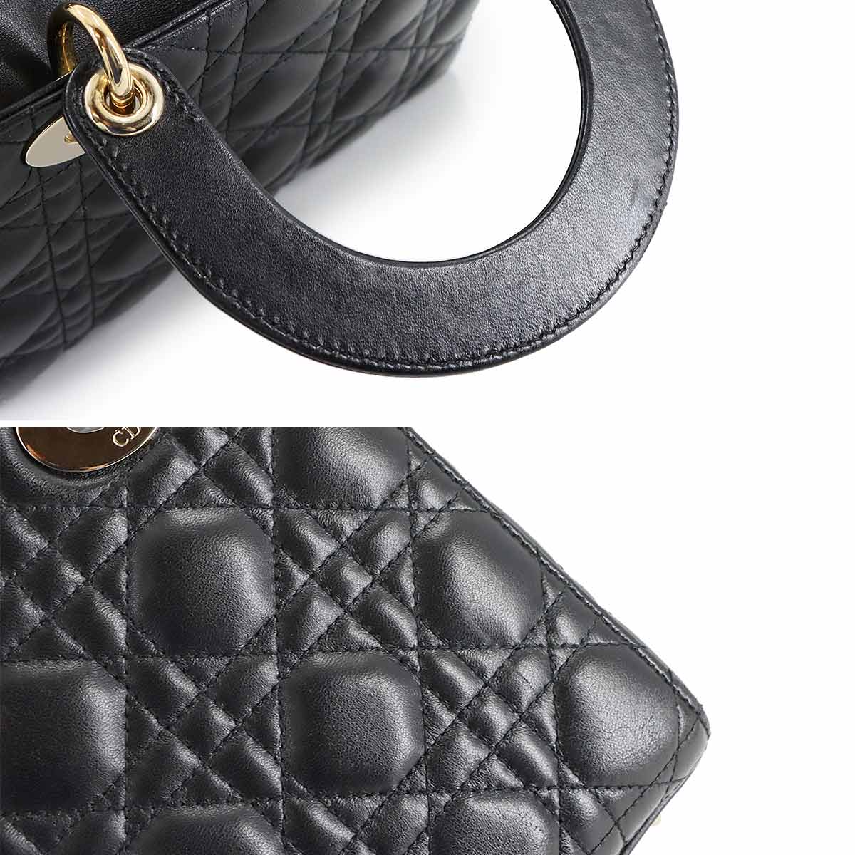 Lady Dior My ABCDior Small Hand Shoulder Bag Leather