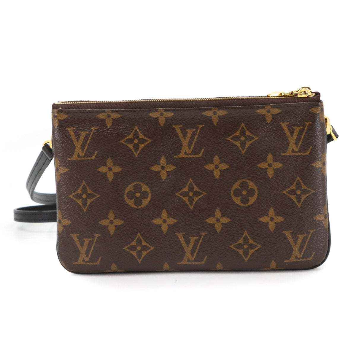 Monogram Giant Reverse Double Zip Pochette Shoulder Bag