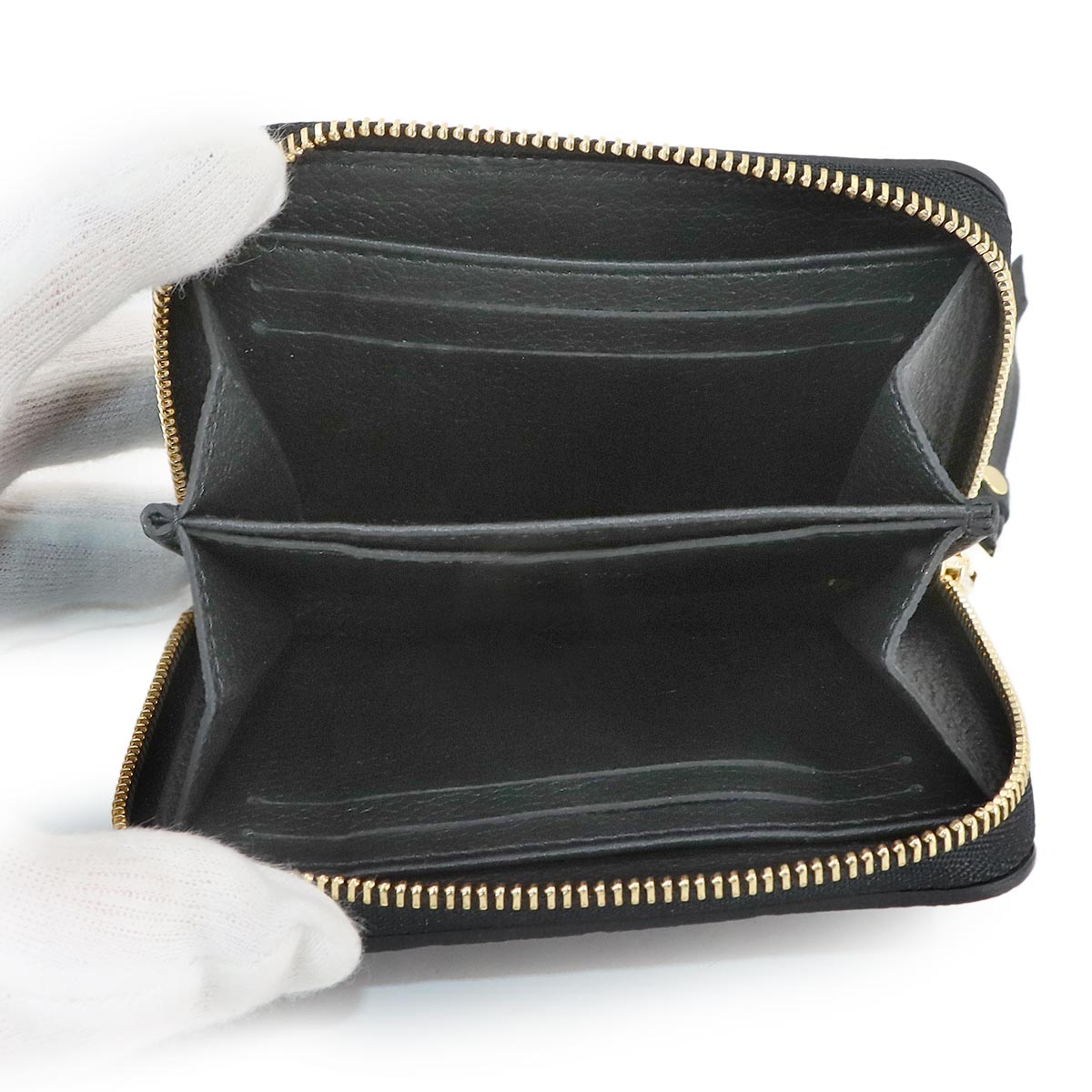 Monogram Empreinte Zippy Coin Purse Coin Case Noir M60574