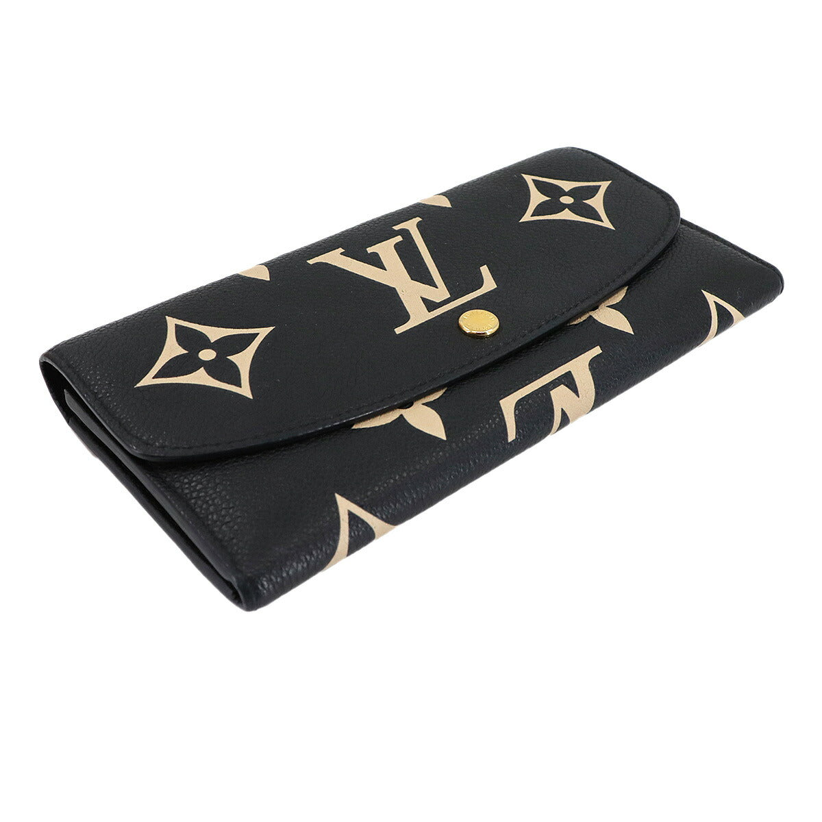 Monogram Empreinte Emilie Wallet Leather Black M83138