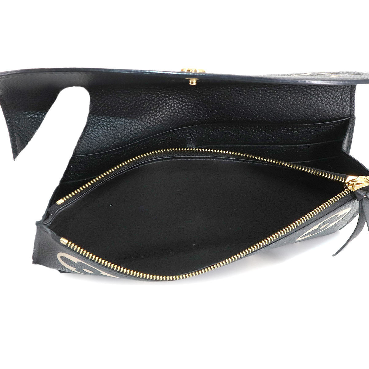 Monogram Empreinte Emilie Wallet Leather Black M83138