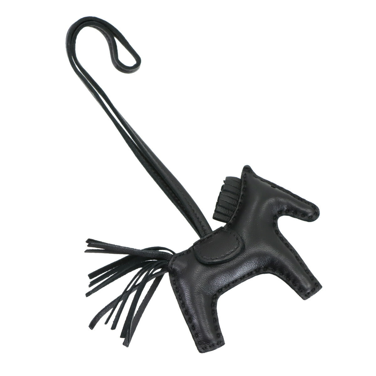 Rodeo PM Bag Charm Agneau Milo So Black