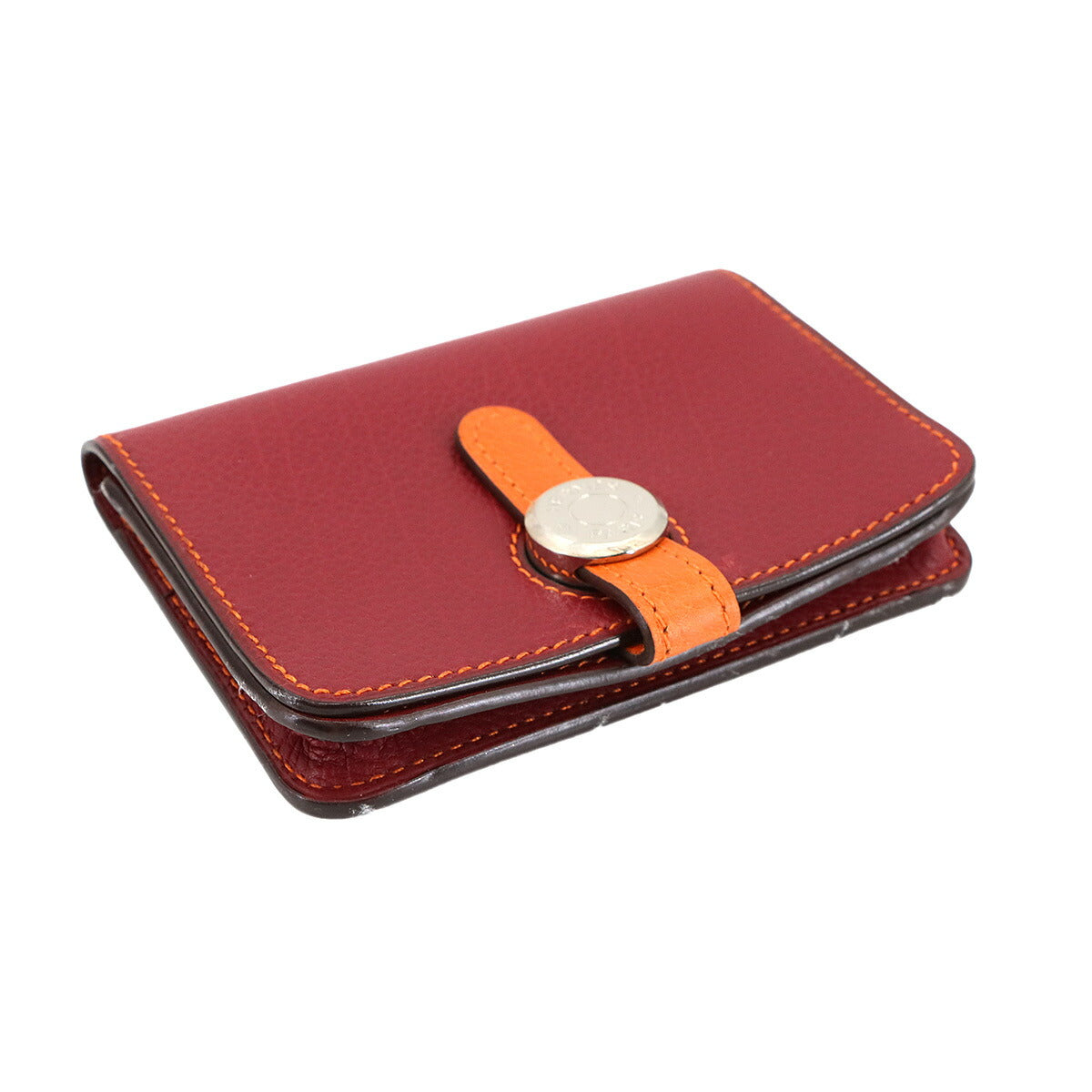 Dogon Card Case Leather Rouge Garance Orange