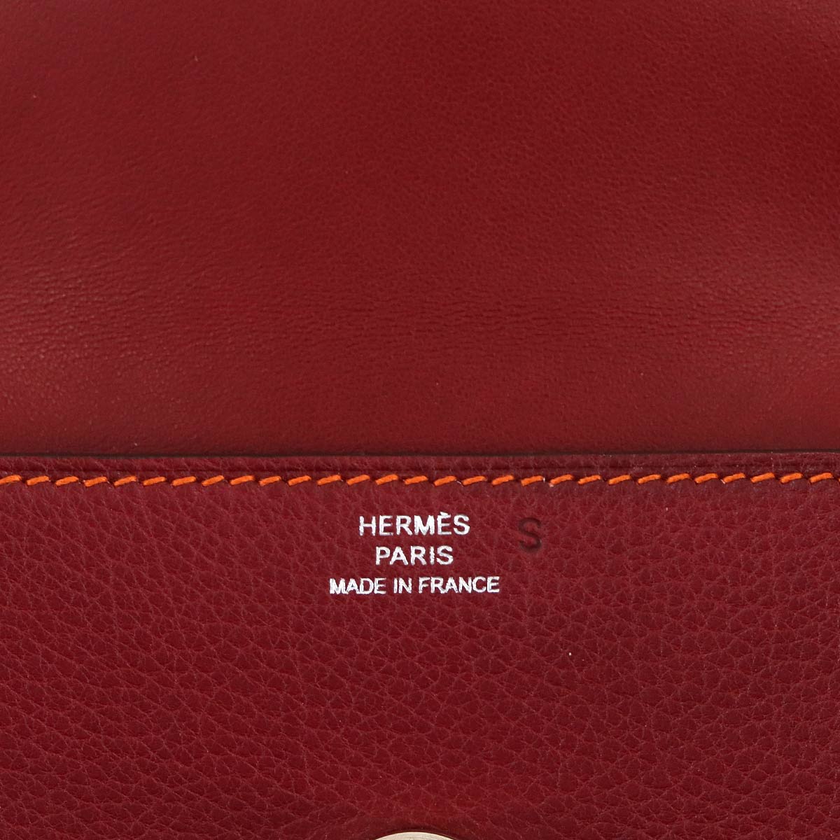 Dogon Card Case Leather Rouge Garance Orange