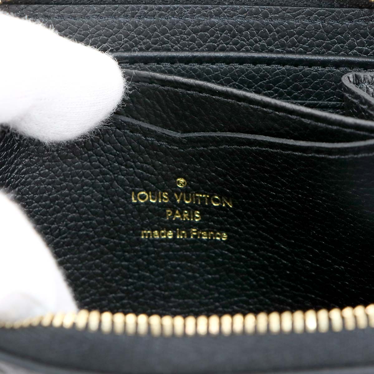 Monogram Empreinte Zippy Coin Purse Coin Case Noir M60574