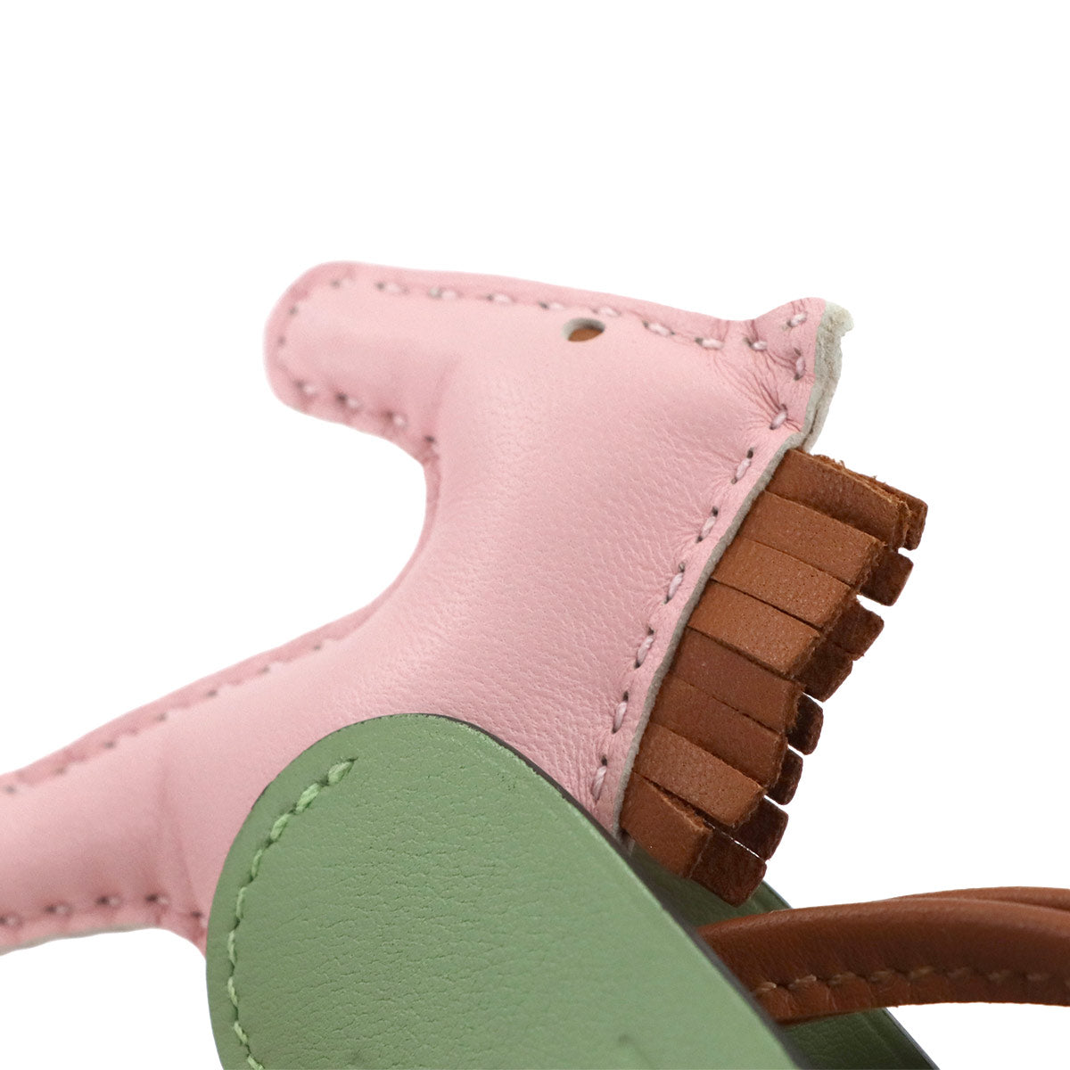 Rodeo Pegasu PM Bag Charm Agneau Milo Swift Rose Sakura Gold