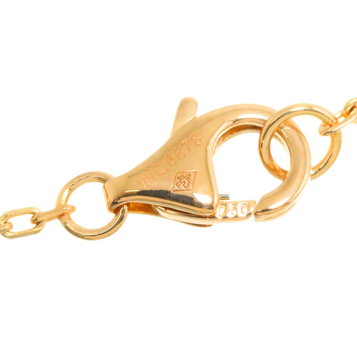 Trinity Diamond Heart Necklace 18K YG WG PG 750