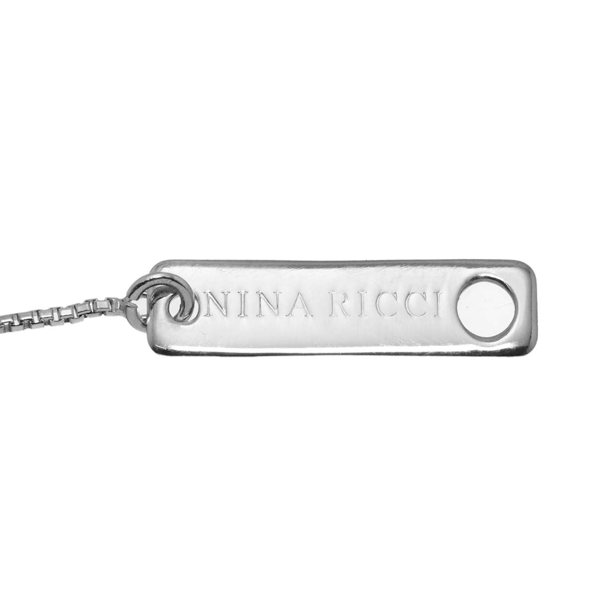 Diamond 0.13ct Necklace 18K White Gold 750