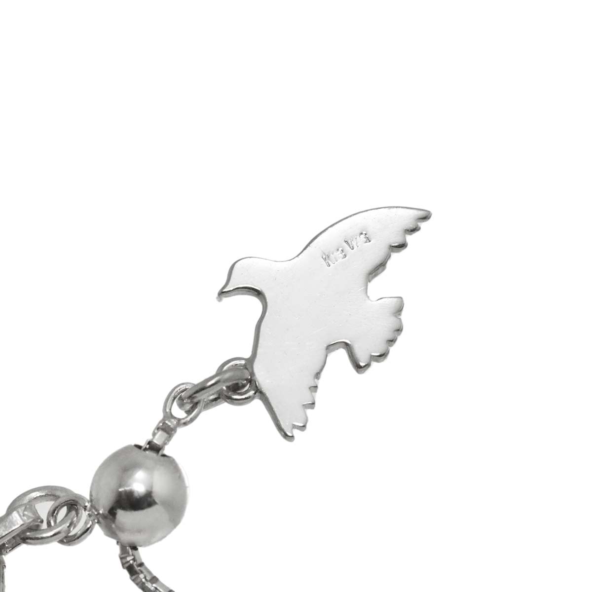 Diamond 0.13ct Necklace 18K White Gold 750