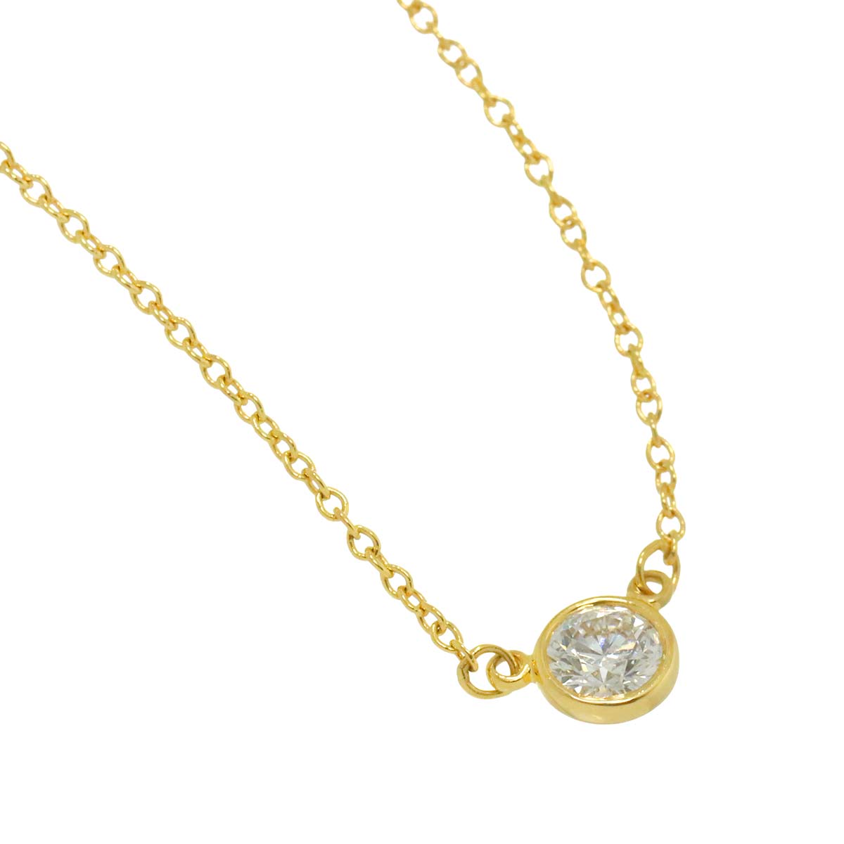 By The Yard Diamond 1P Necklace 18K Yellow Gold 750