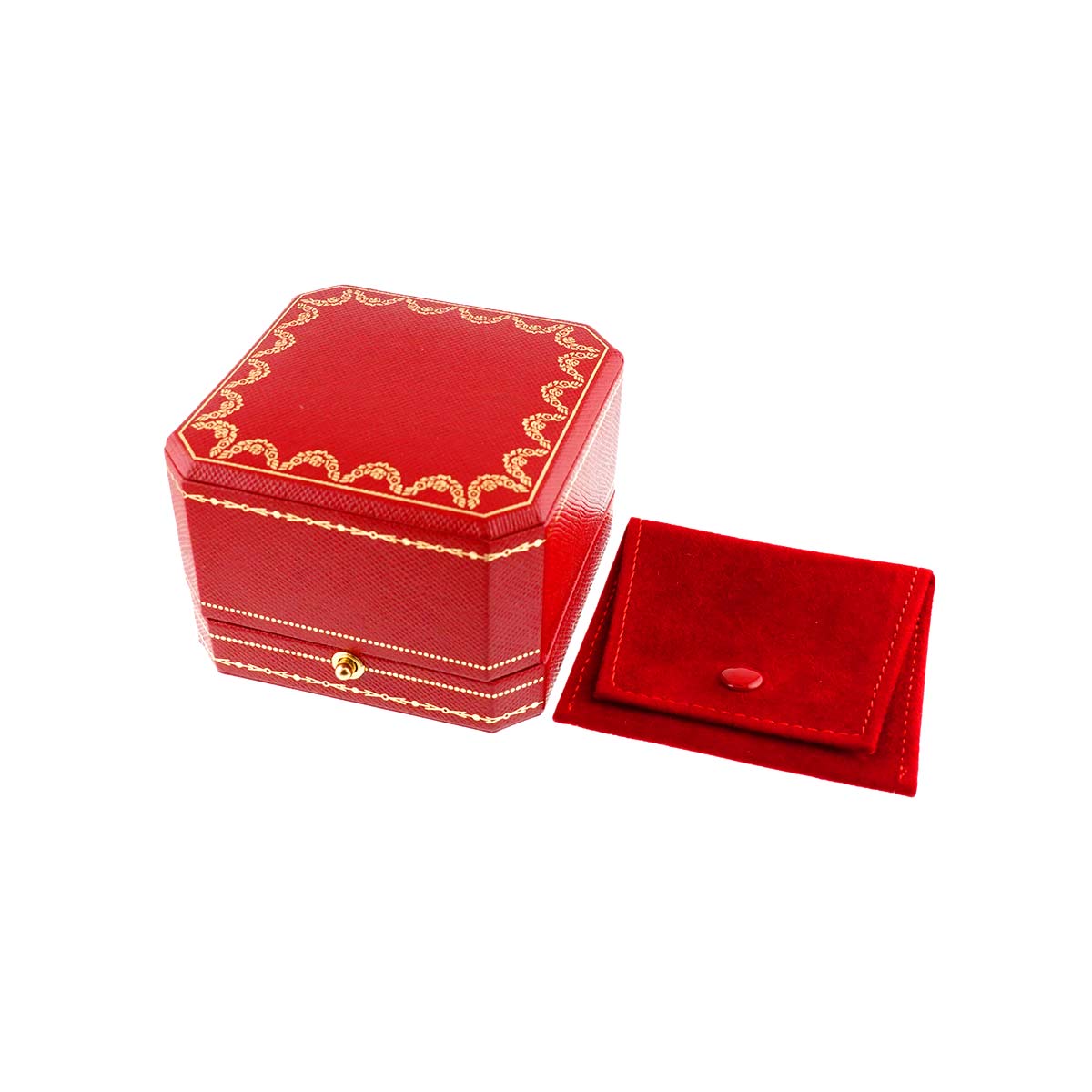 Trinity MM Diamond Ring 18K YG WG PG 750 Size49 4.75-5(US)