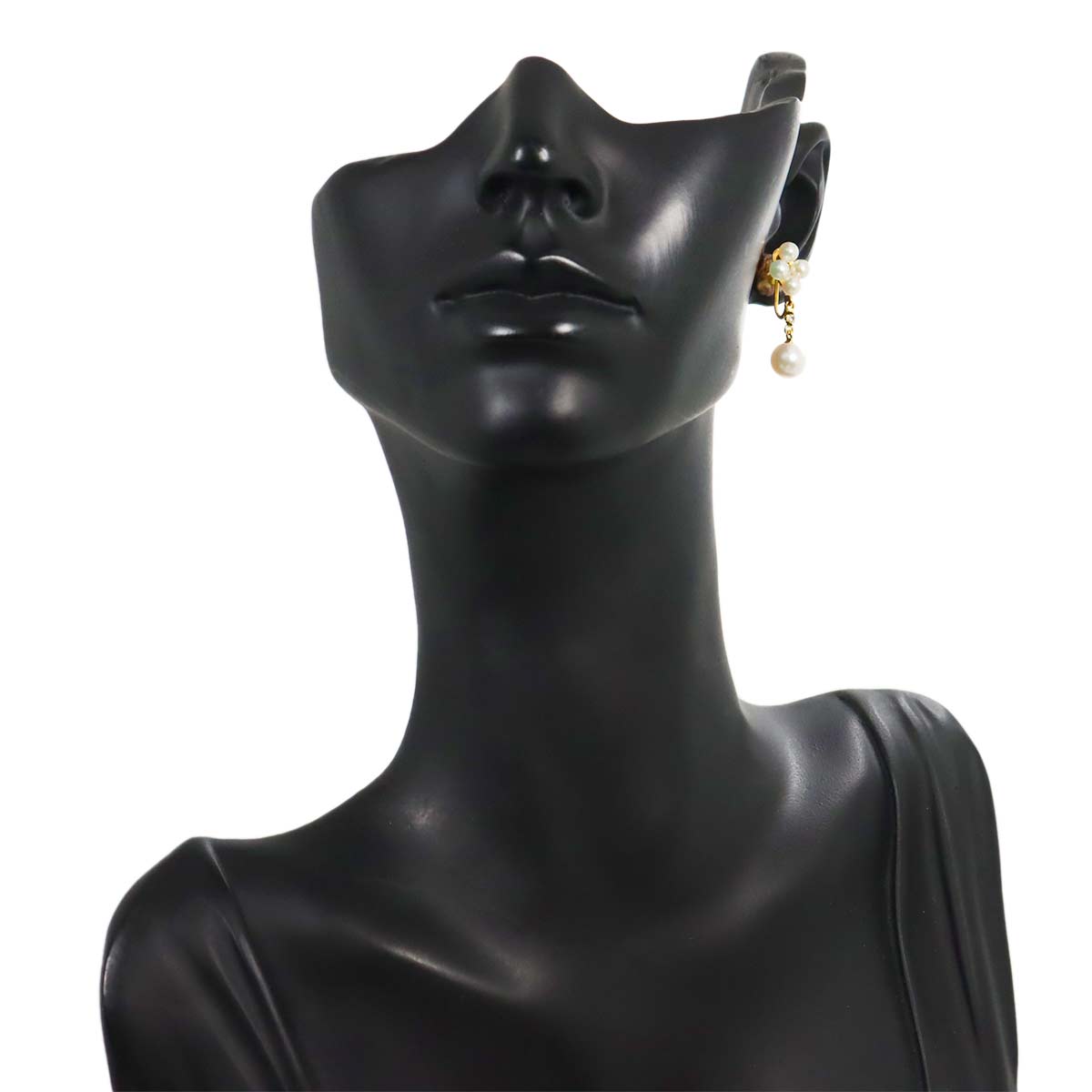 Akoya Pearl 6.5-3.5mm Diamond Earrings 18K Yellow Gold 750