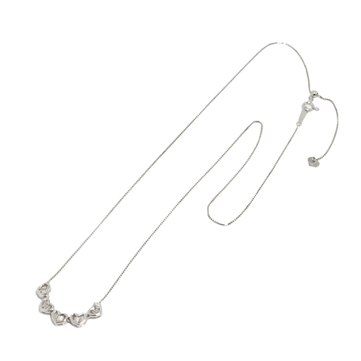 Diamond 0.27ct Necklace 18K WG White Gold 750