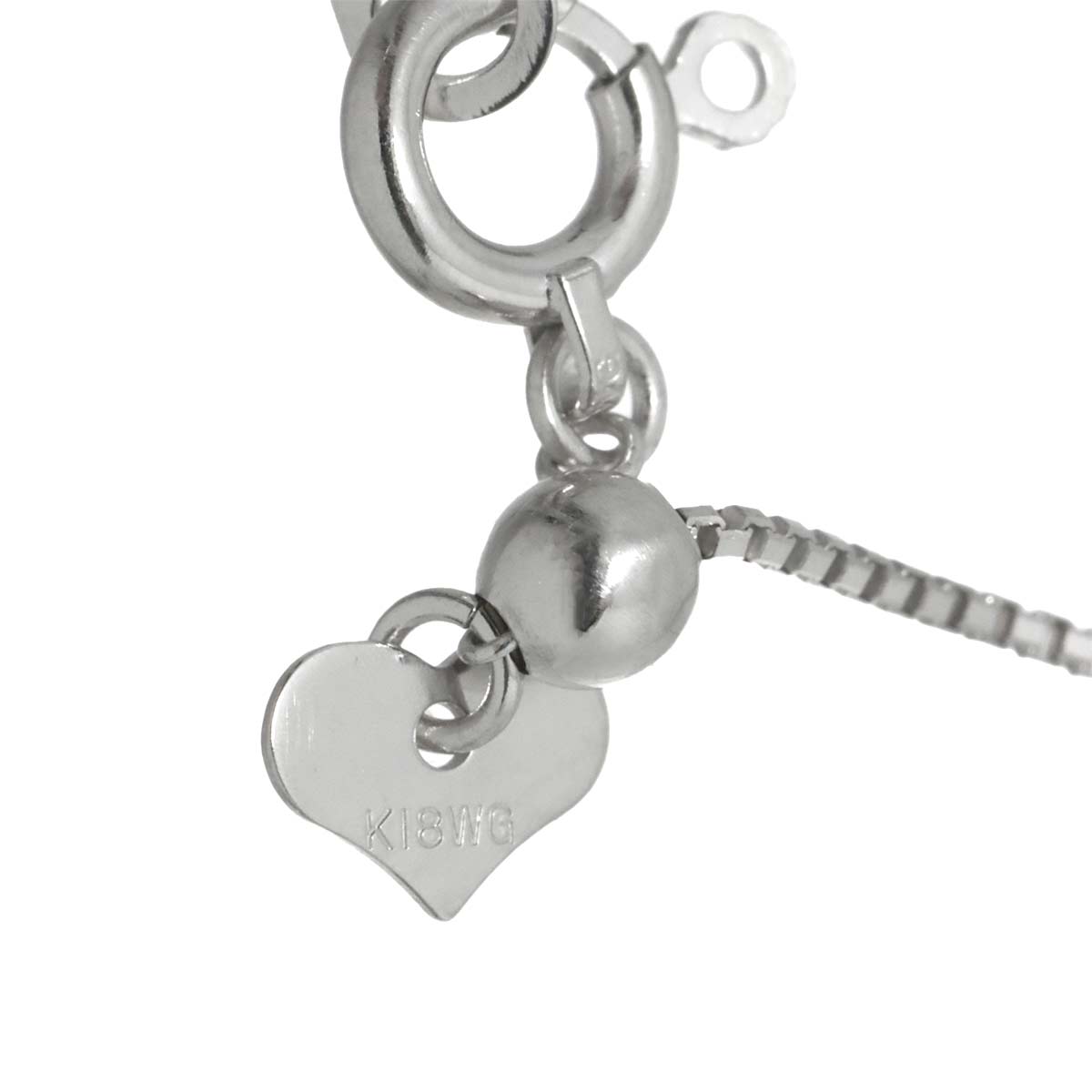 Diamond 0.27ct Necklace 18K WG White Gold 750