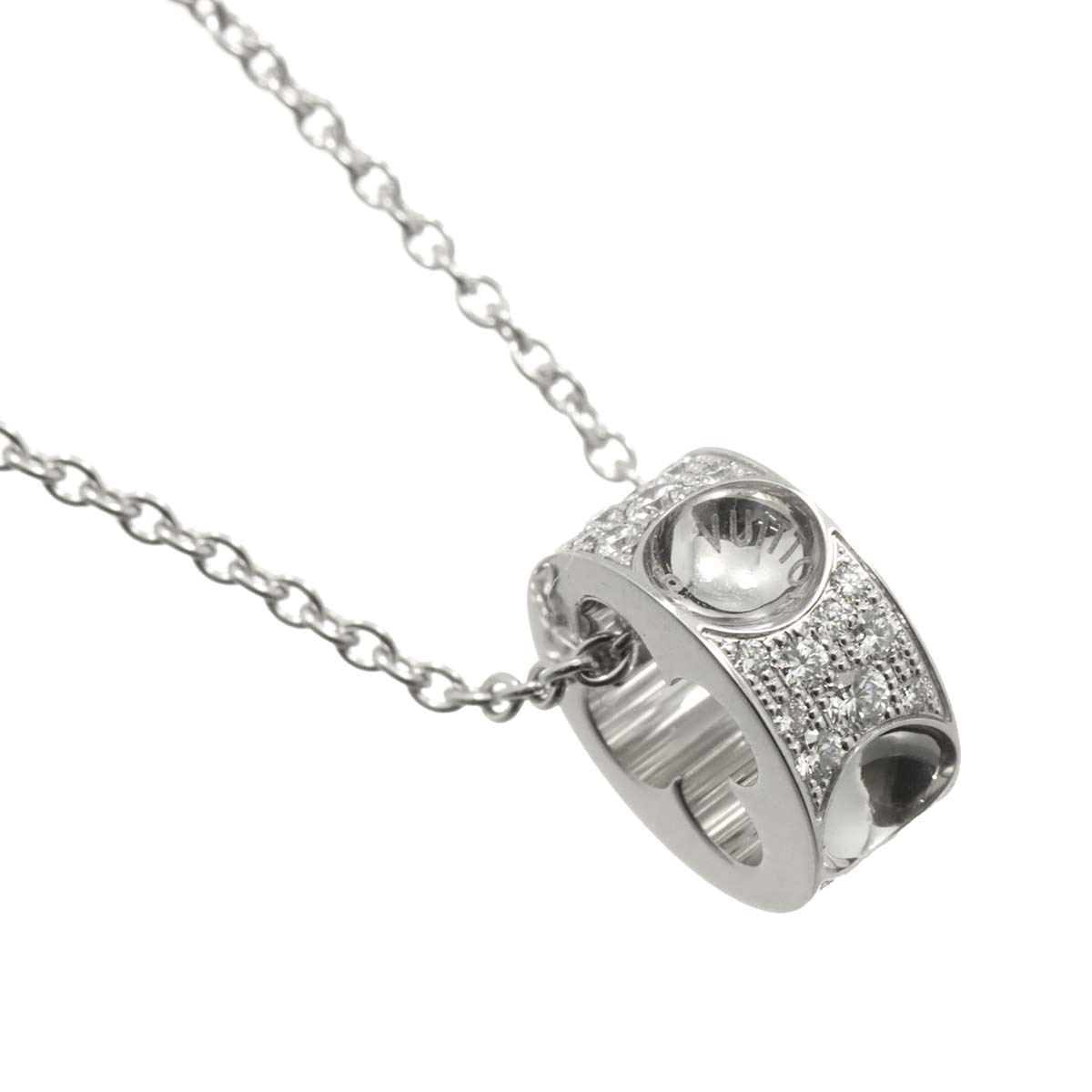 Pendentif Diamond Necklace 18K WG 750