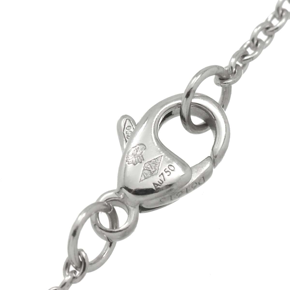 Pendentif Diamond Necklace 18K WG 750