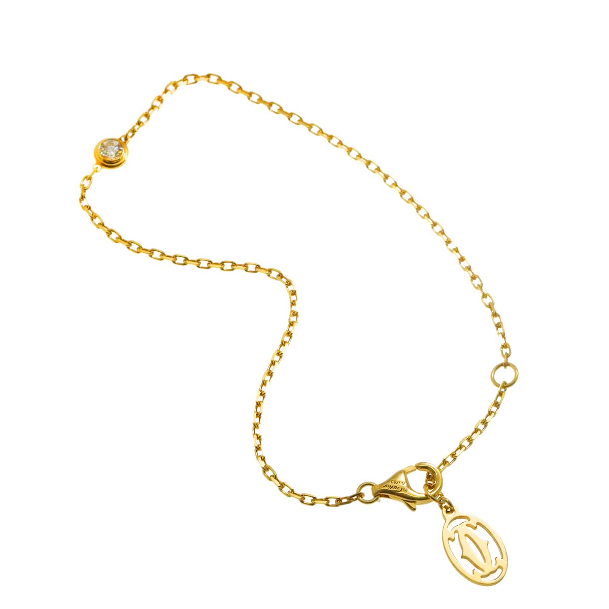 d Amour Diamond Bracelet SM 18K Yellow Gold 750