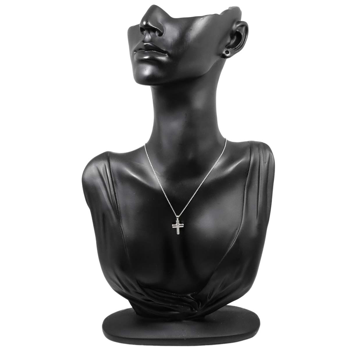 Latin Cross Diamond 1P Necklace Pt Platinum