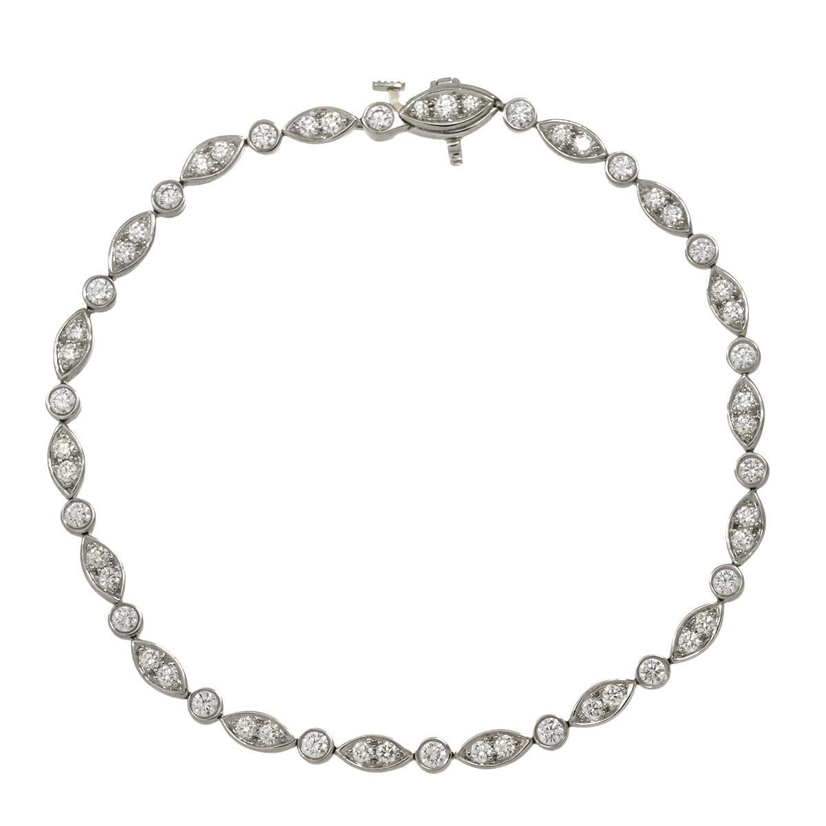 Jazz Diamond Bracelet Platinum