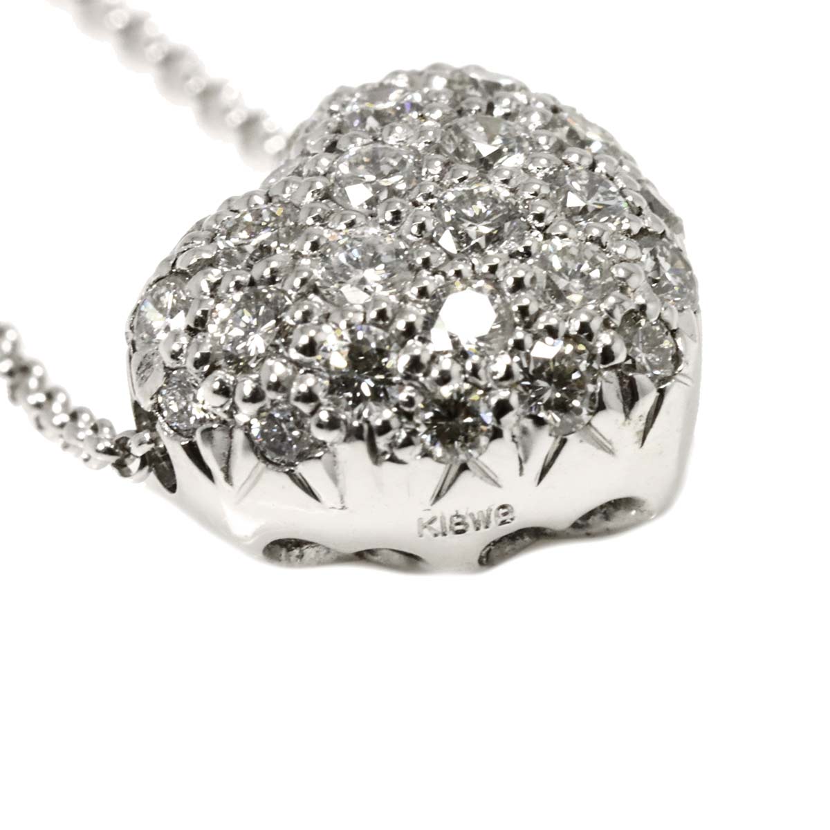 Diamond 0.50ct Necklace 18K WG White Gold 750