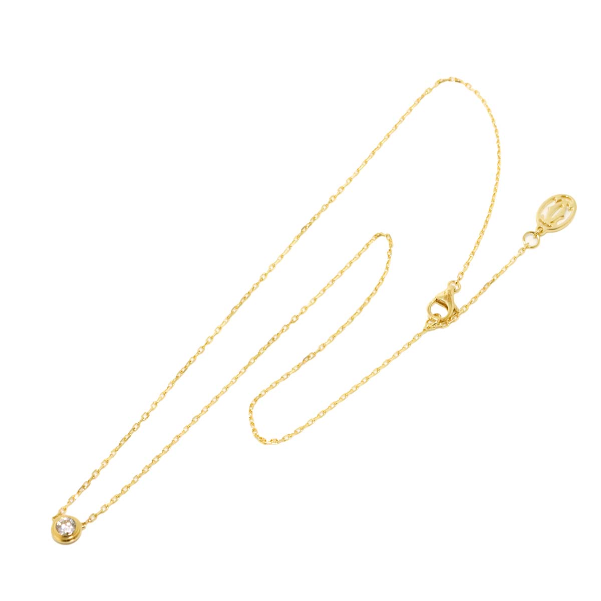 d Amour Diamond Necklace LM 18K Yellow Gold 750